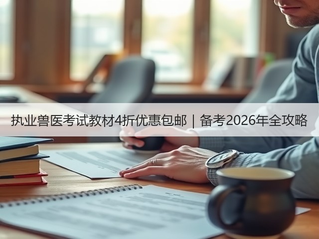 执业兽医考试教材4折优惠包邮|备考2026年全攻略(图2) 执业兽医考试教材4折优惠包邮|备考2026年全攻略(图2)