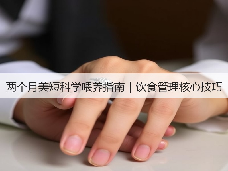 两个月美短科学喂养指南｜饮食管理核心技巧