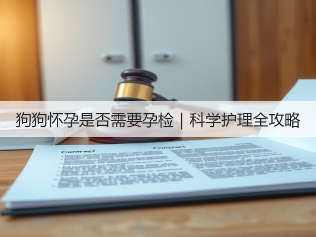 狗狗怀孕是否需要孕检|科学护理全攻略(图3) 狗狗怀孕是否需要孕检|科学护理全攻略(图3)