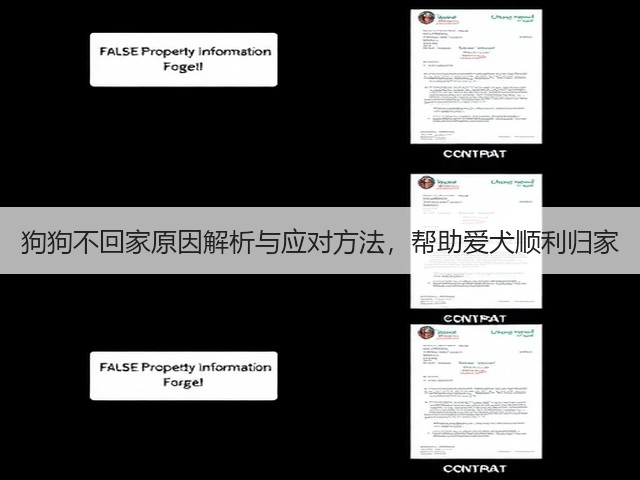 狗狗不回家原因解析与应对方法,帮助爱犬顺利归家(图3) 狗狗不回家原因解析与应对方法,帮助爱犬顺利归家(图3)