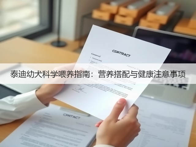 泰迪幼犬科学喂养指南：营养搭配与健康注意事项(图1)