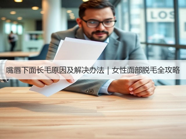 嘴唇下面长毛原因及解决办法|女性面部脱毛全攻略(图3) 嘴唇下面长毛原因及解决办法|女性面部脱毛全攻略(图3)