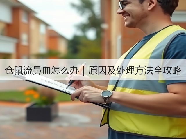 仓鼠流鼻血怎么办|原因及处理方法全攻略(图3) 仓鼠流鼻血怎么办|原因及处理方法全攻略(图3)