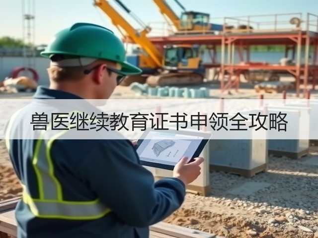 兽医继续教育证书申领全攻略(图2) 兽医继续教育证书申领全攻略(图2)