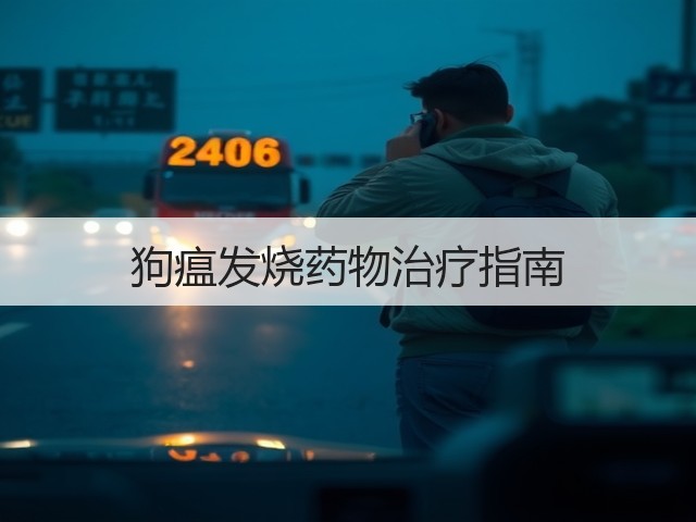 狗瘟发烧药物治疗指南(图1) 狗瘟发烧药物治疗指南(图1)