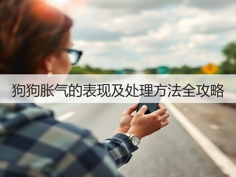 狗狗胀气的表现及处理方法全攻略