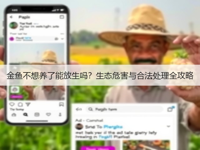 金鱼不想养了能放生吗？生态危害与合法处理全攻略(图1)