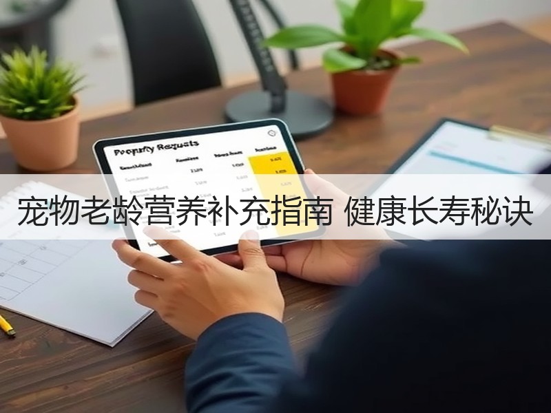 宠物老龄营养补充指南 健康长寿秘诀