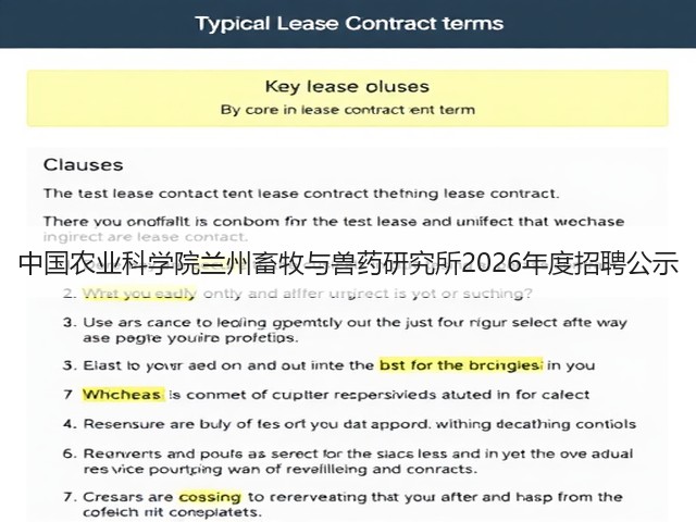 中国农业科学院兰州畜牧与兽药研究所2026年度招聘公示(图1) 中国农业科学院兰州畜牧与兽药研究所2026年度招聘公示(图1)