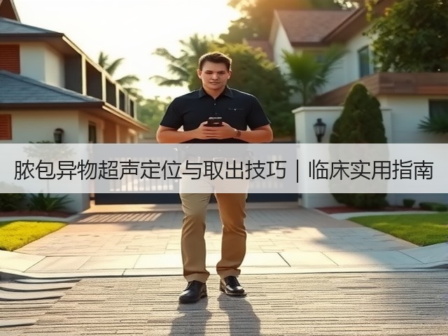 脓包异物超声定位与取出技巧|临床实用指南(图2) 脓包异物超声定位与取出技巧|临床实用指南(图2)