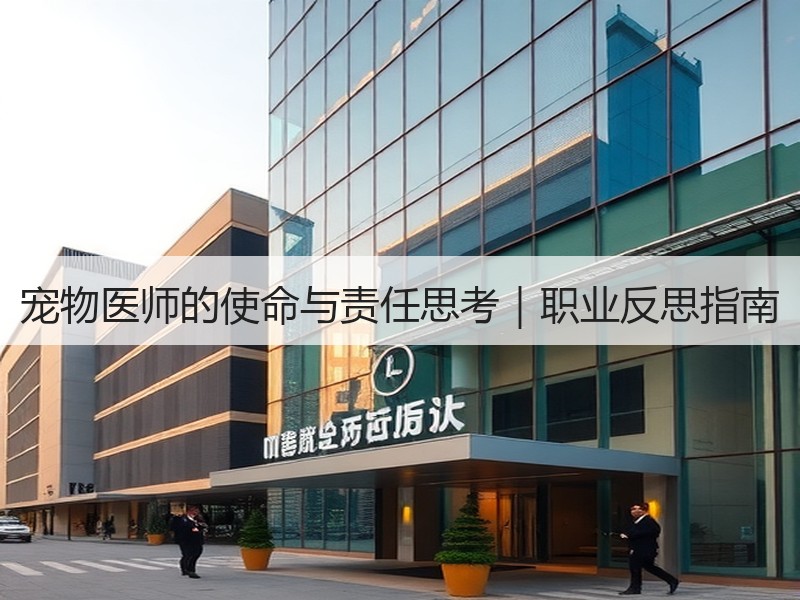 宠物医师的使命与责任思考｜职业反思指南