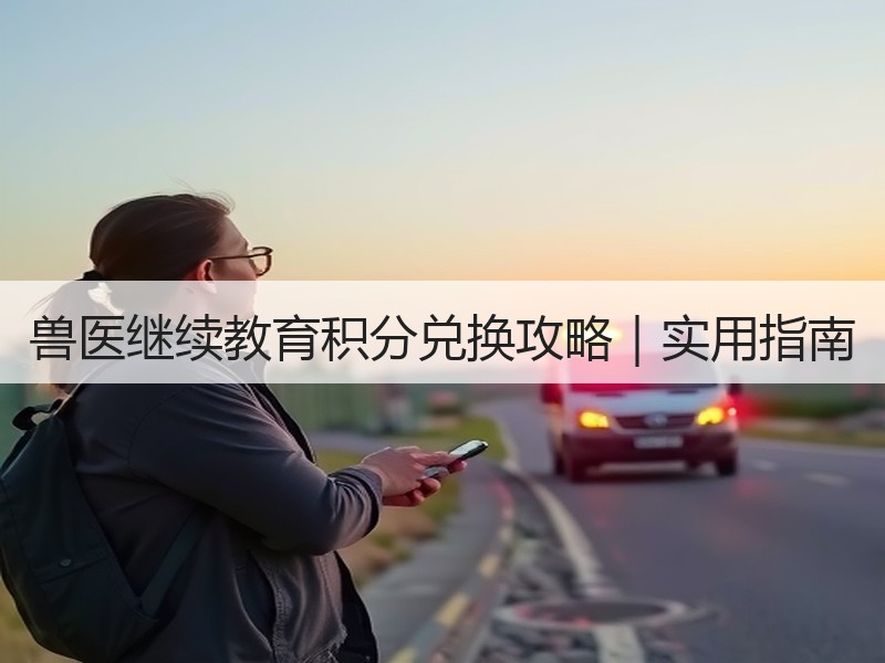 兽医继续教育积分兑换攻略｜实用指南