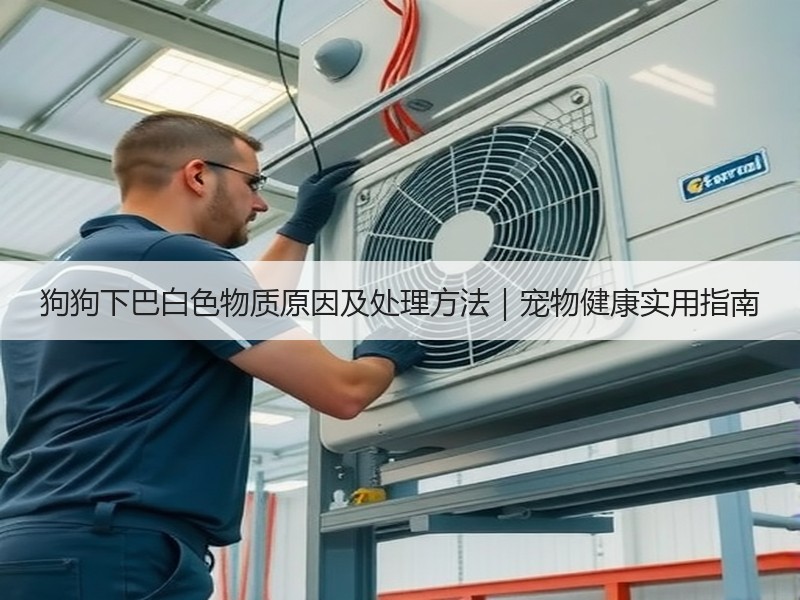 狗狗下巴白色物质原因及处理方法｜宠物健康实用指南