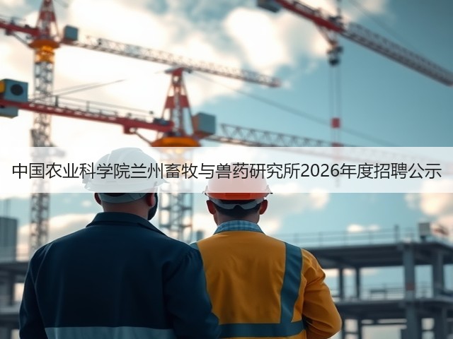 中国农业科学院兰州畜牧与兽药研究所2026年度招聘公示(图2) 中国农业科学院兰州畜牧与兽药研究所2026年度招聘公示(图2)