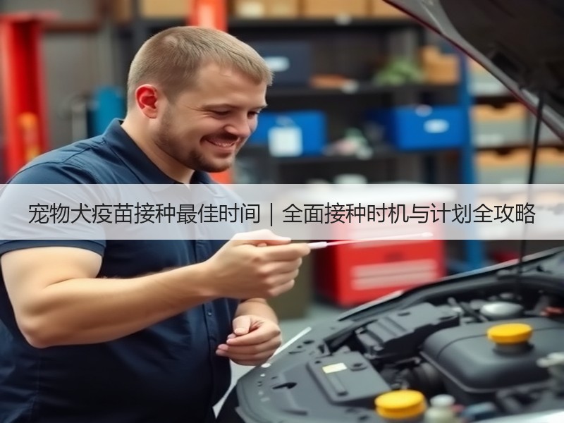宠物犬疫苗接种最佳时间｜全面接种时机与计划全攻略