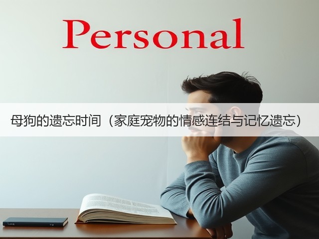 母狗的遗忘时间(家庭宠物的情感连结与记忆遗忘)(图1) 母狗的遗忘时间(家庭宠物的情感连结与记忆遗忘)(图1)
